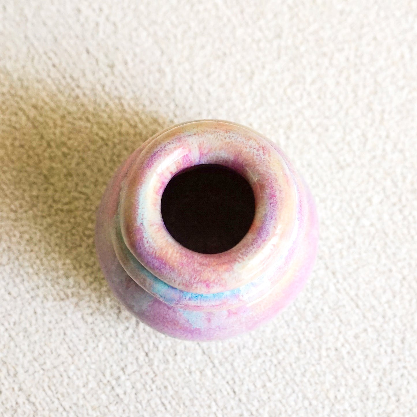 The Cotton Candy Double Coil Vase
