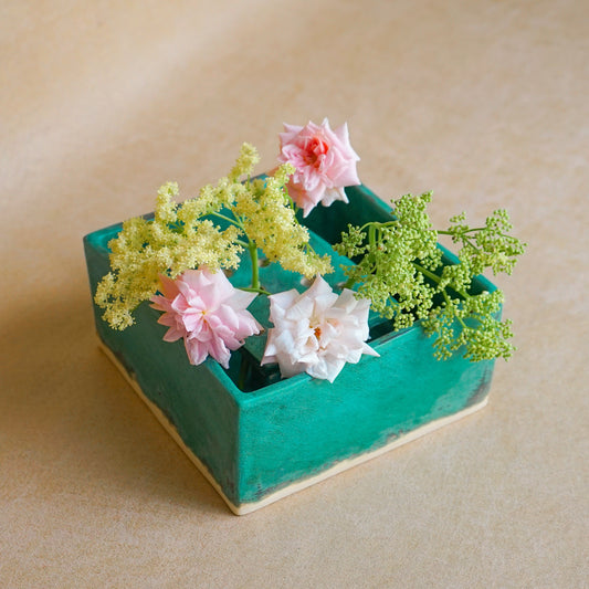 The Turquoise Ikebana Vase-Preorder Now