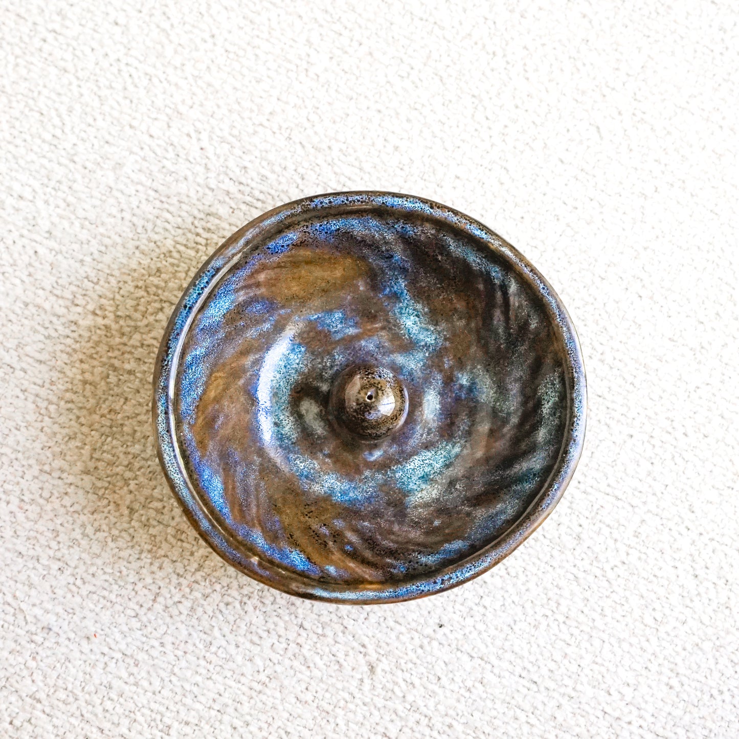 The Nebula + Glossy Black Incense Holder- Preorder Now