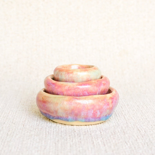 The Cotton Candy Pinch Pot Set- Back in Stock