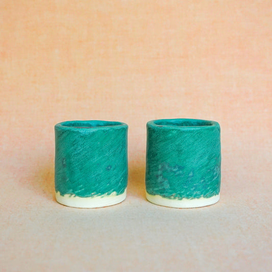 The Turquoise Sake Cup Set- Preorder Now