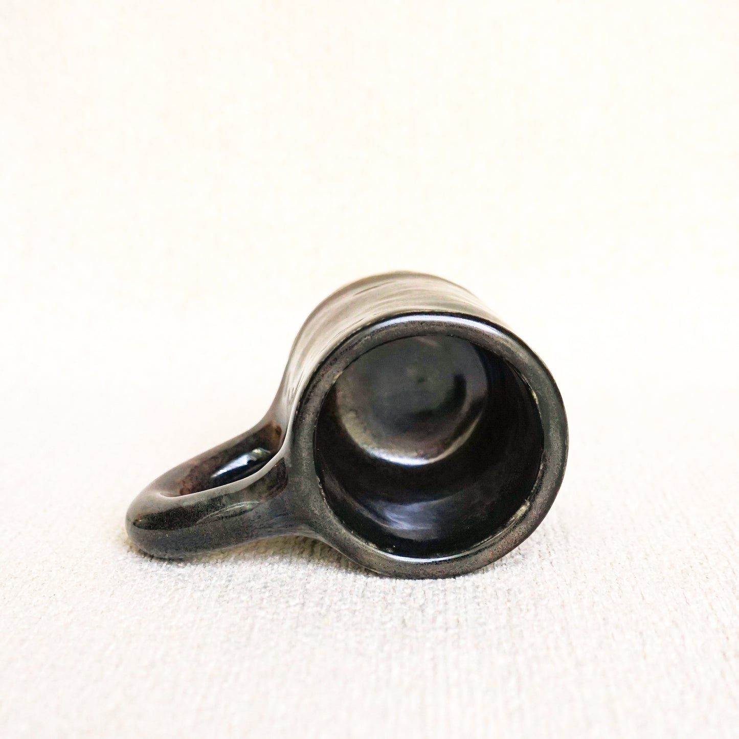 The Emeraude + Glossy Black Espresso Mug- Preorder Now