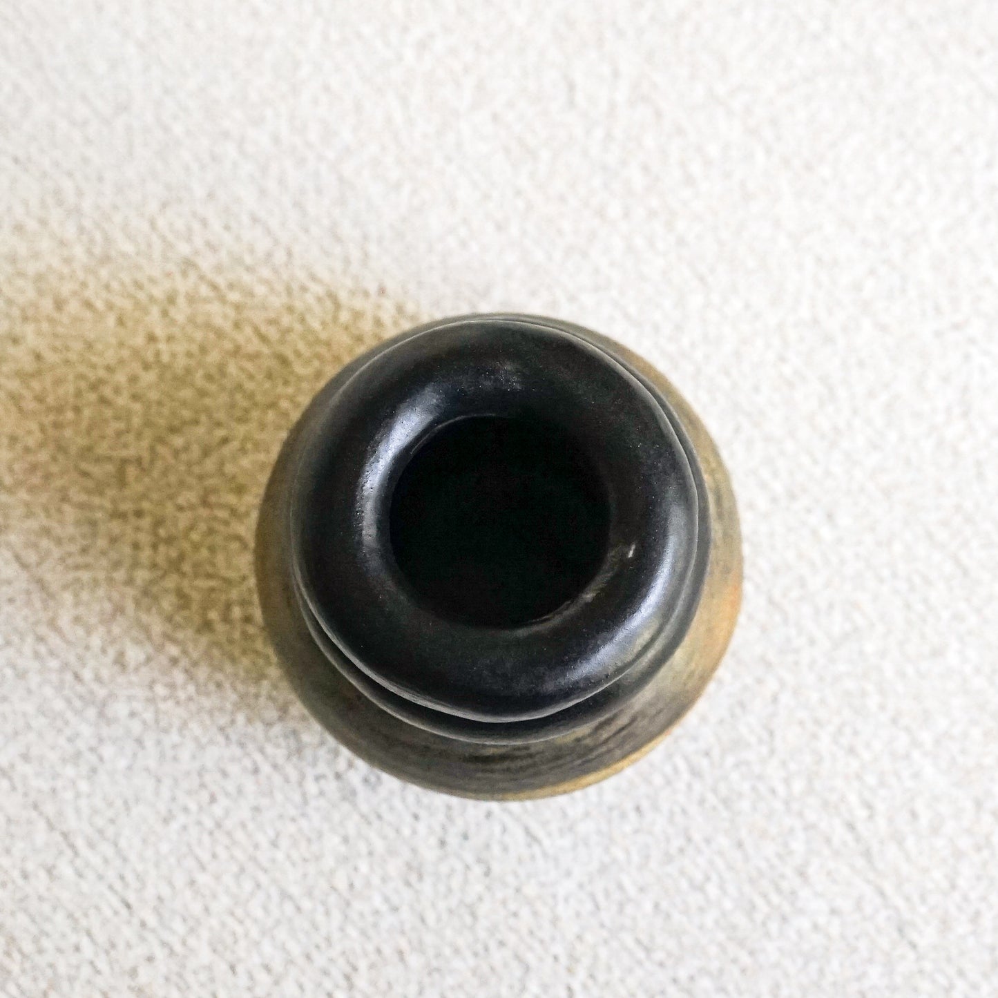 The Brown + Black Mini Coil Vase