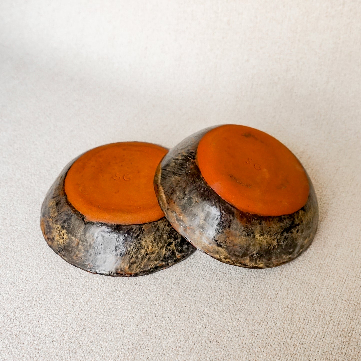 The Santa Fe Fruit Bowl in Brown + Black- Just 1 left in stock