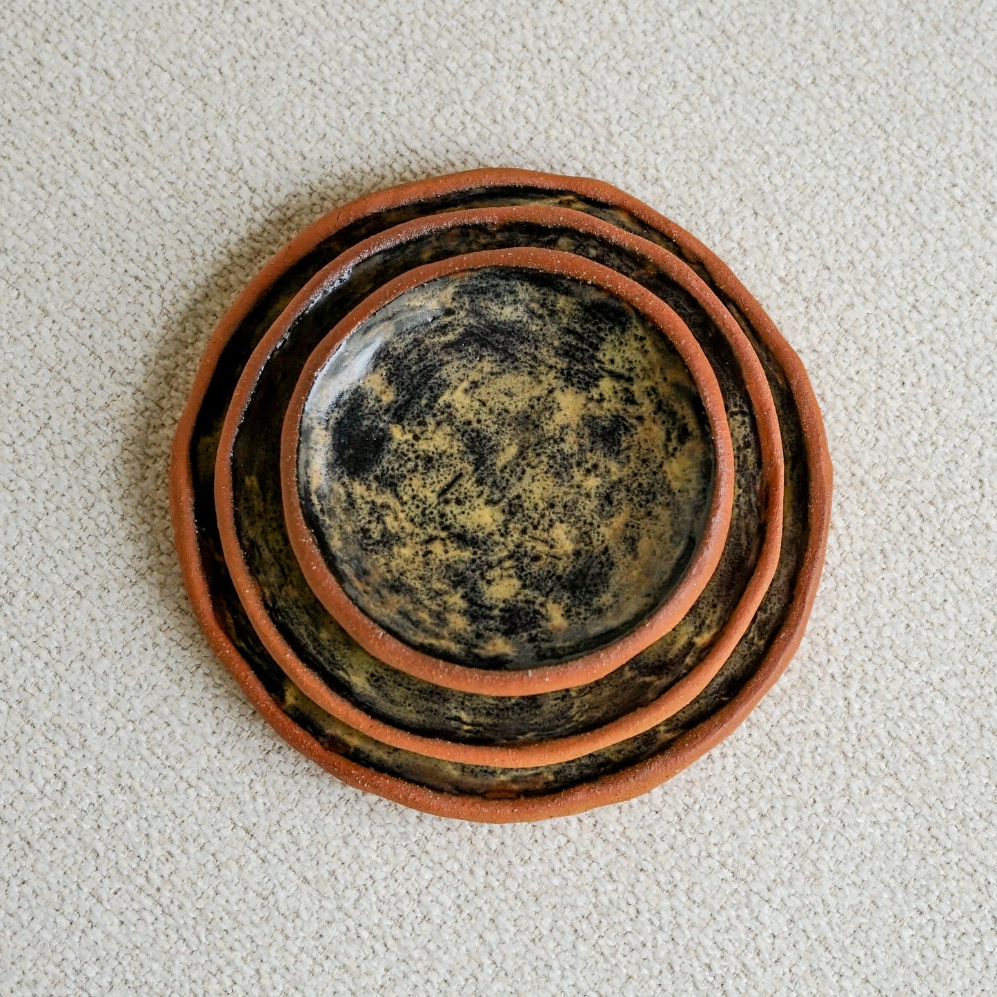 The Santa Fe Pinch Plate Set in Black + Brown-Preorder Now