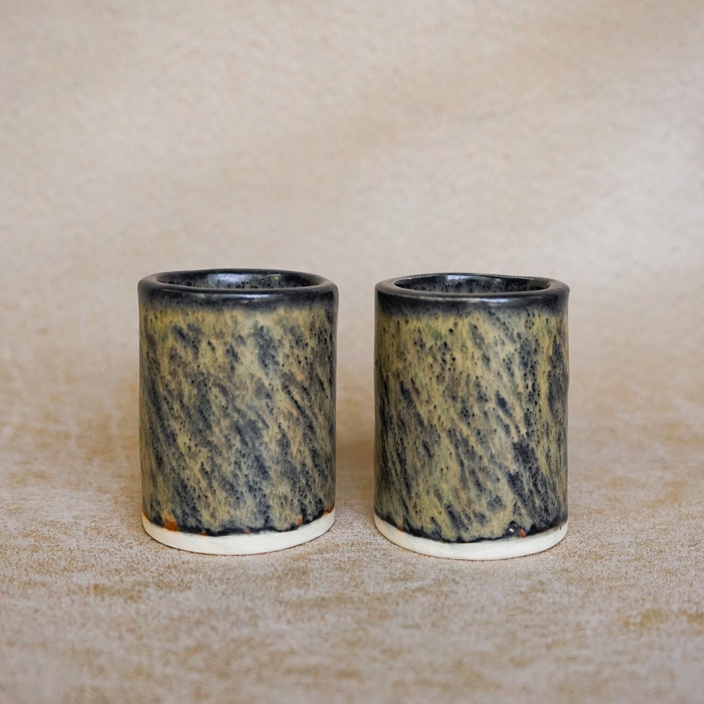 The Brown + Black Sake Cup Set-Preorder Now