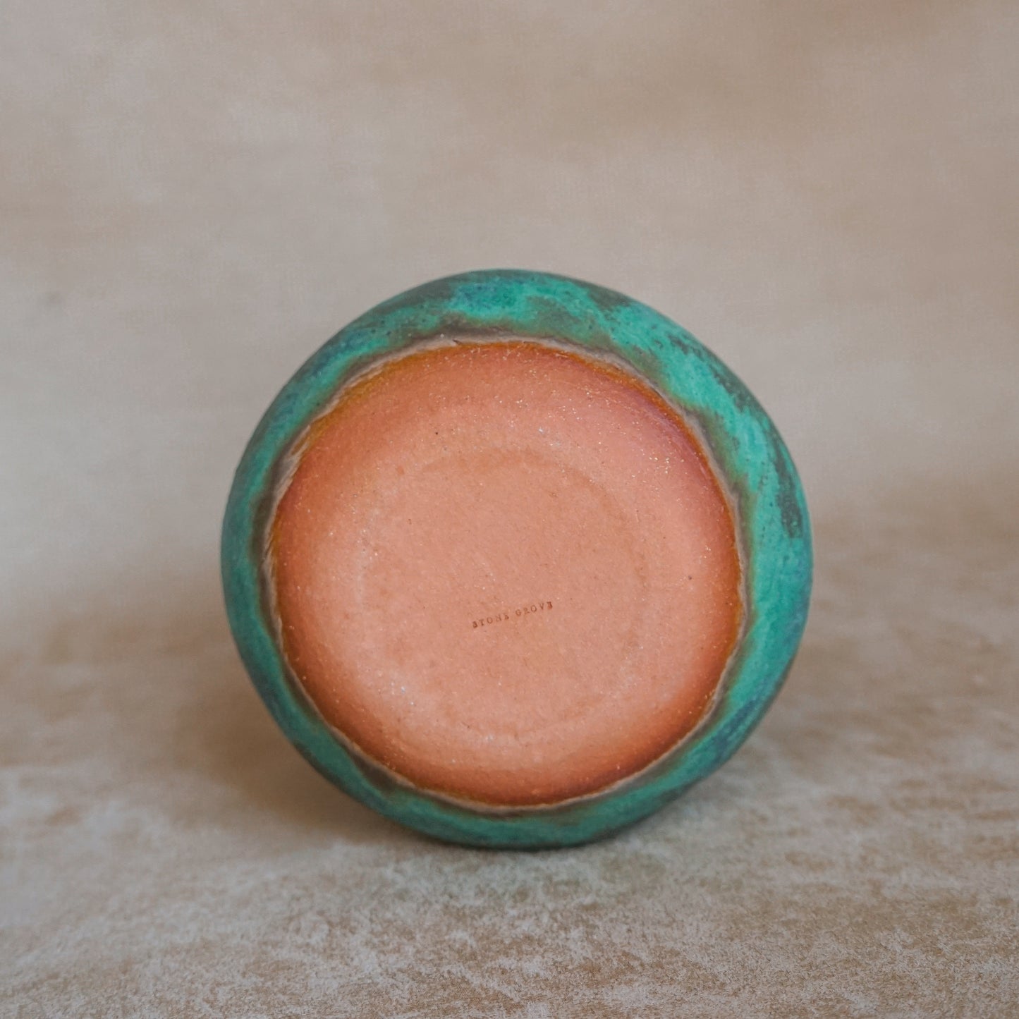 The Santa Fe + Teal Coil Vase