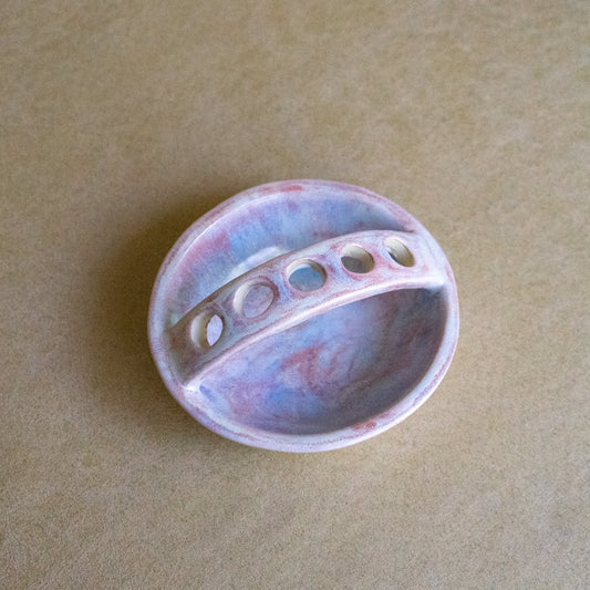 Pink and Pearl Rainbow Vase
