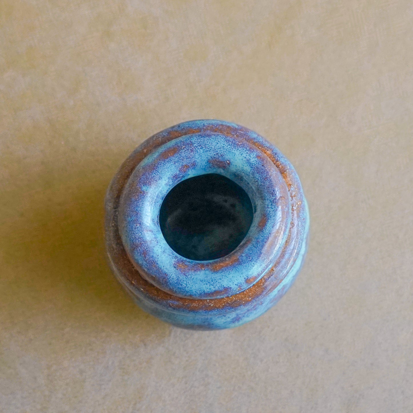 The Aqua + Santa Fe Mini Coil Vase