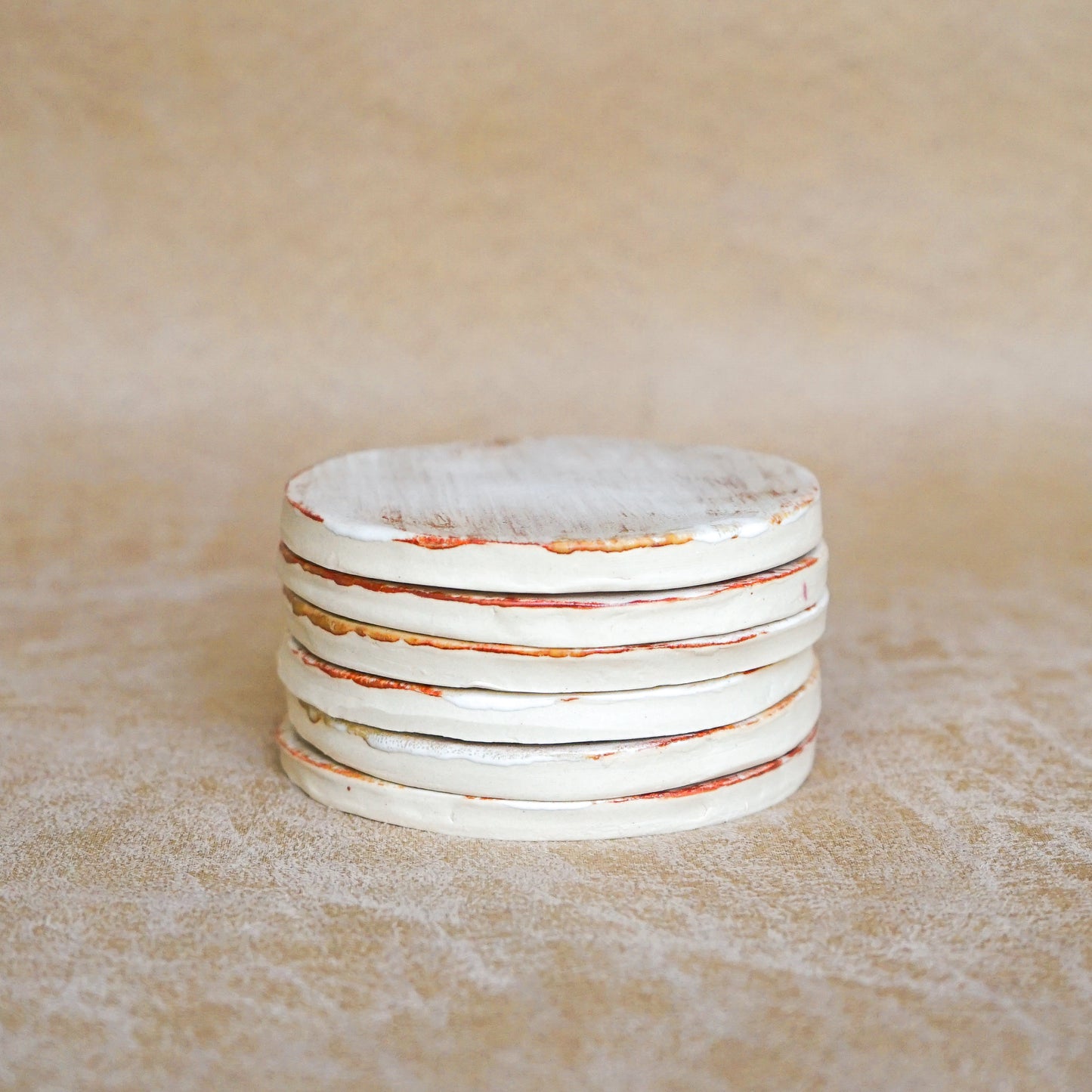 The Brown + Glossy White Coaster Set-Preorder Now