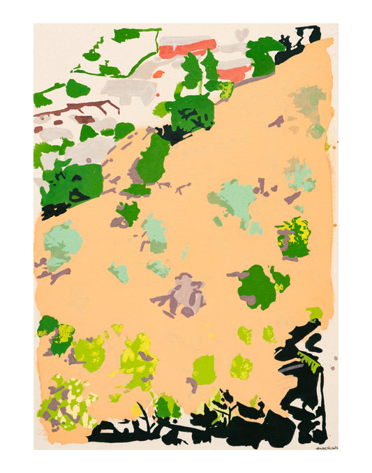 Hillside on Valentine Print