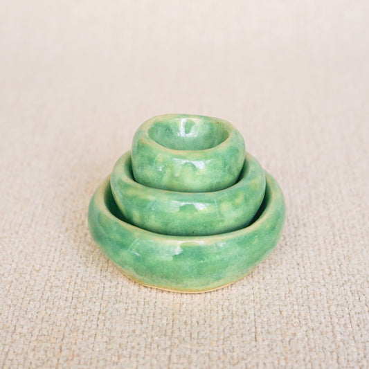 The Jade Pinch Pot Set- Back in Stock