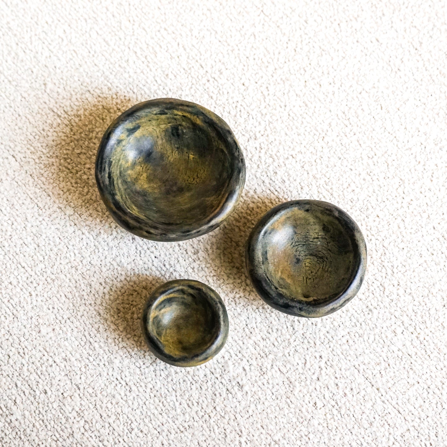 The Brown + Black Pinch Pot Set- Preorder Now