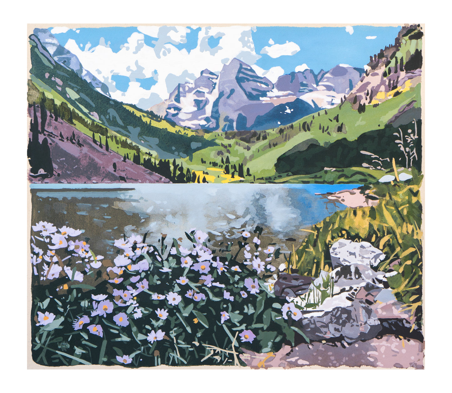 Maroon Bells Print- Back in Stock