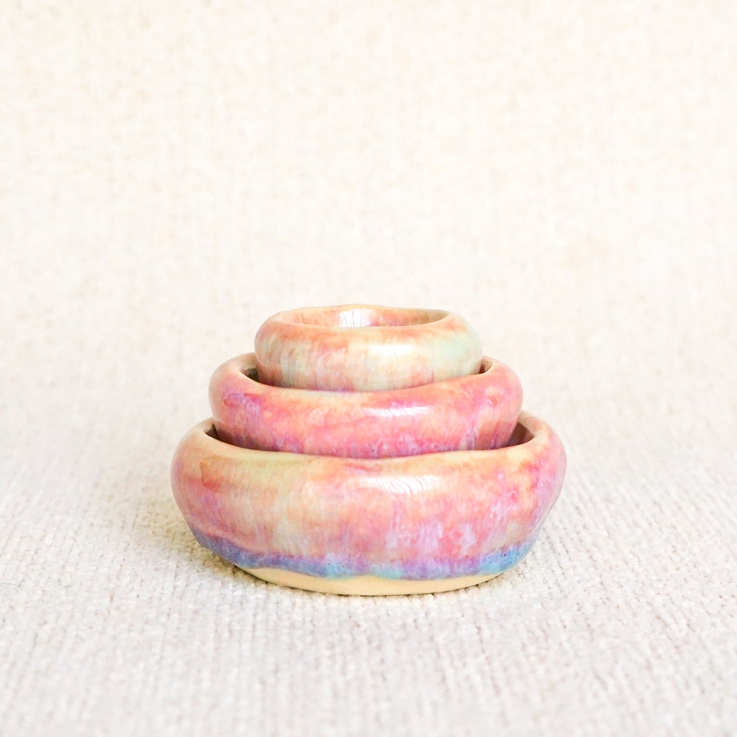 The Cotton Candy Pinch Pot Set- Back in stock