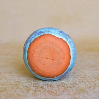 The Aqua + Santa Fe Mini Coil Vase