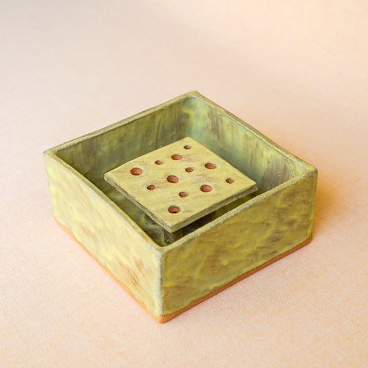 The Yellow Santa Fe Ikebana Vase