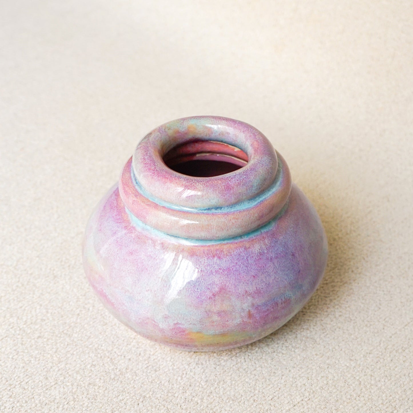 The Cotton Candy Coil Vase