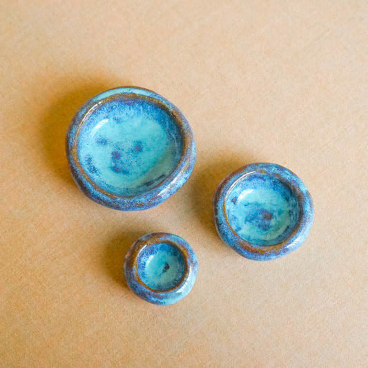 The Aqua + Santa Fe Pinch Pot Set