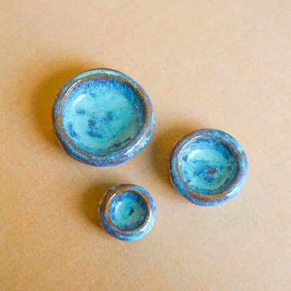 The Aqua + Santa Fe Pinch Pot Set