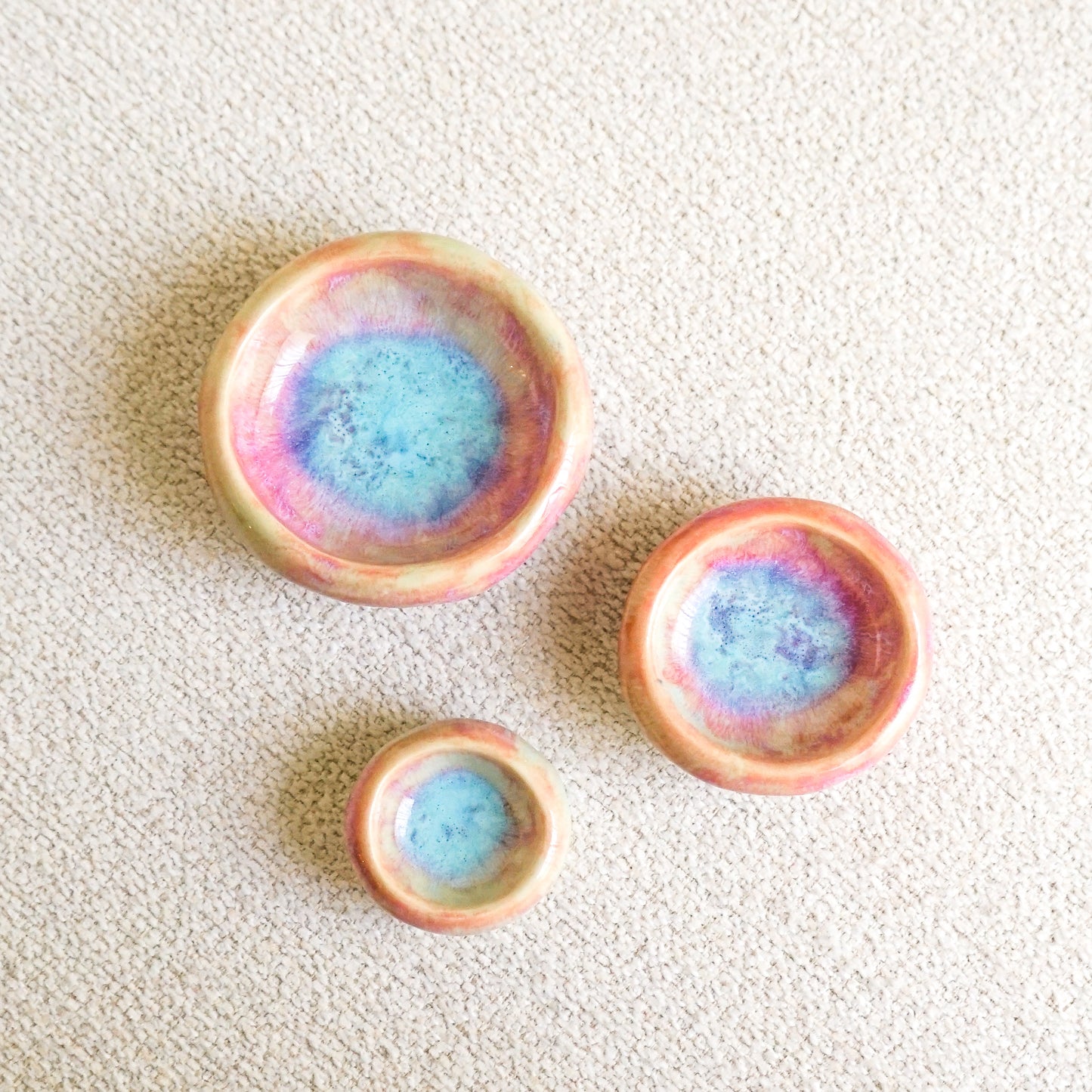 The Cotton Candy Pinch Pot Set- Back in stock