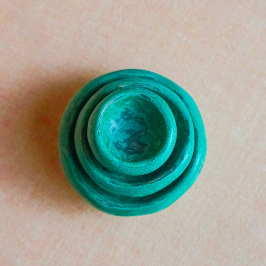 The Teal Pinch Pot Set- Preorder Now