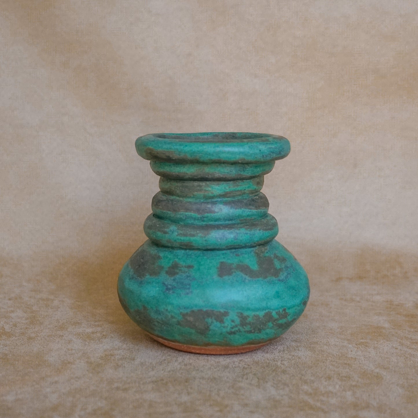 The Santa Fe + Teal Coil Vase