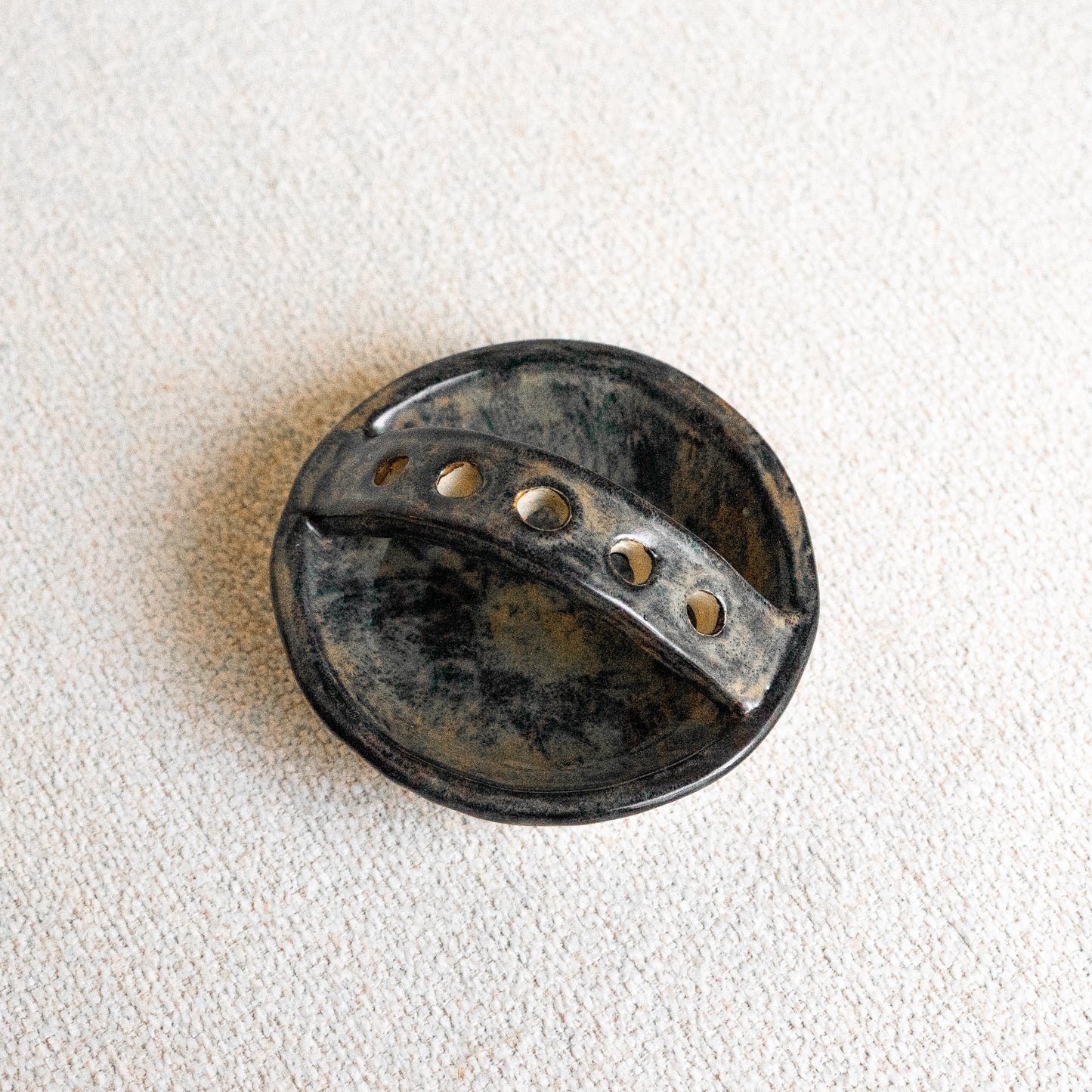 Black and Brown Rainbow Vase