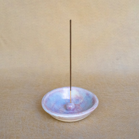Pink and Pearl Incense Holder