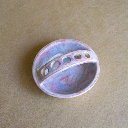 Pink and Pearl Rainbow Vase